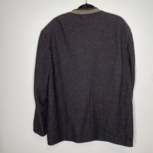 Geiger Austria Men’s boiled Wool + Leather Jacket - Picture 2 of 7